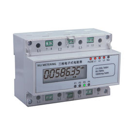 Cost-Effective Three Phase Four wires Din Rail KWH Meter for Residential applications