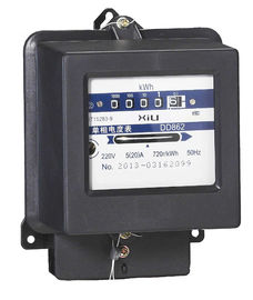 Чернота или подгонянная электро-механическая панель счетчика энергии установленные для дома